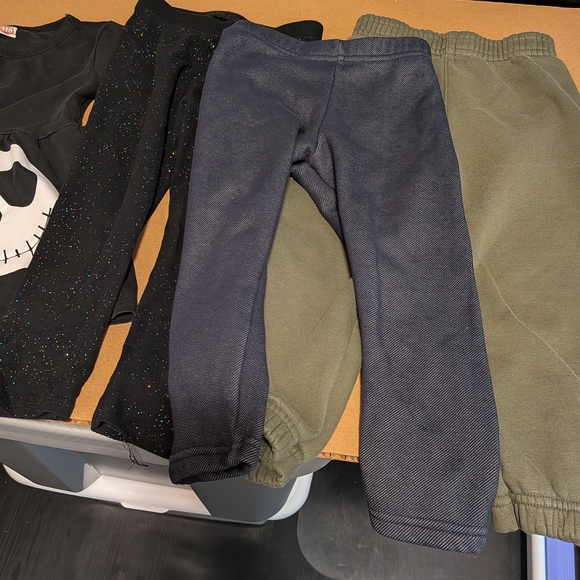 Bulk Girls Clothes 3T Fall Winter, Fleece, Pant Sets, Shirts, Leggings, Undies - Picture 5 of 11